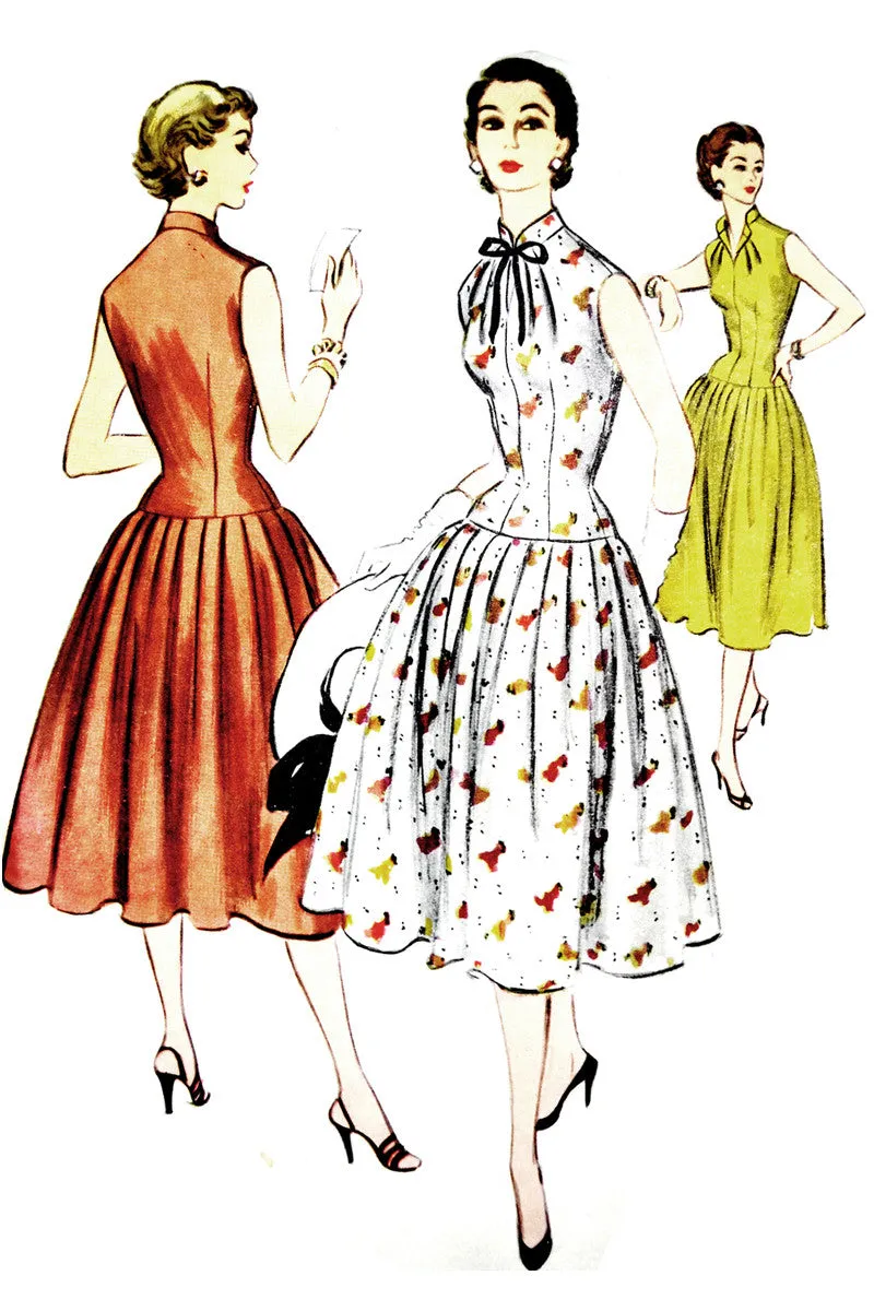 1950s Vintage Dress Pattern McCall's 3189 32B UNCUT