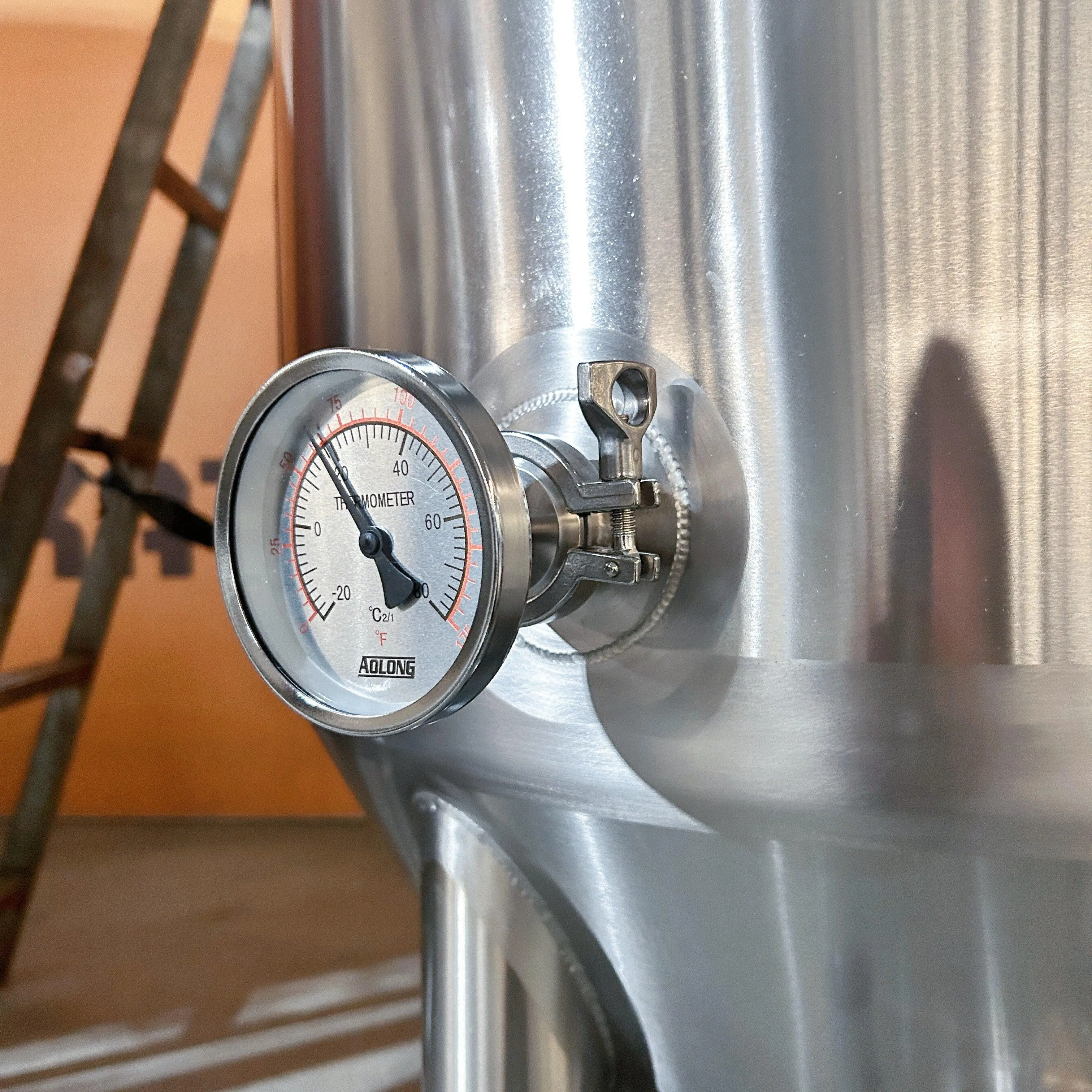 200L Conical Fermenter (pressurisable, jacketed)