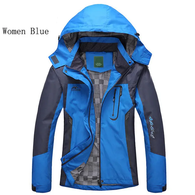 2017 Spring Autumn Winter Women Jacket Single thick outwear Jackets Hooded Wind waterproof Female Coat parkas Clothing