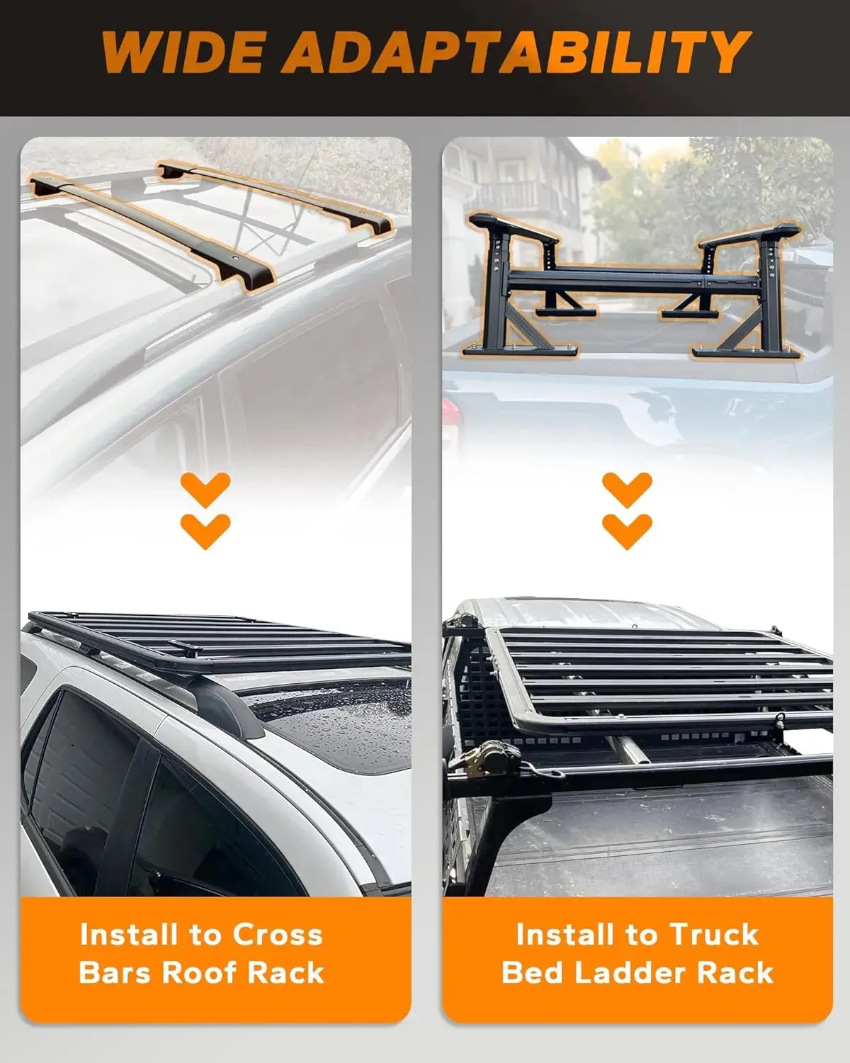 58" x 47" Aluminum Platform Flat Roof Rack