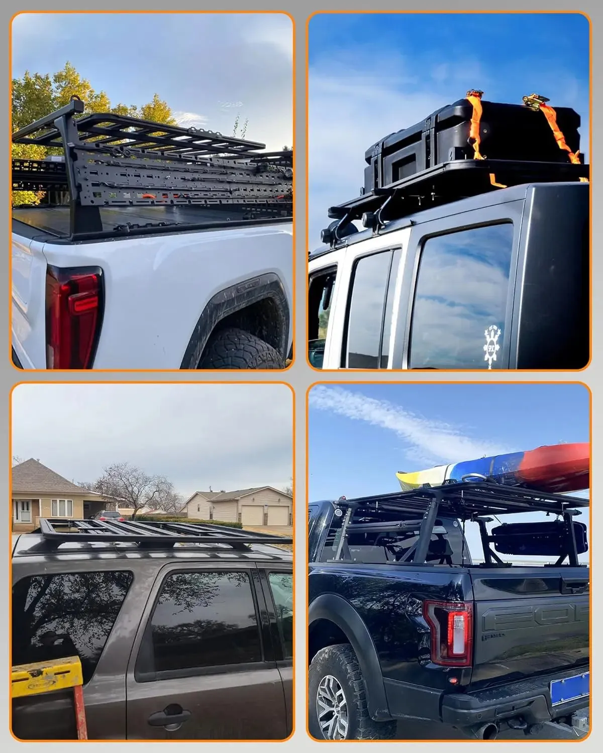 58" x 47" Aluminum Platform Flat Roof Rack