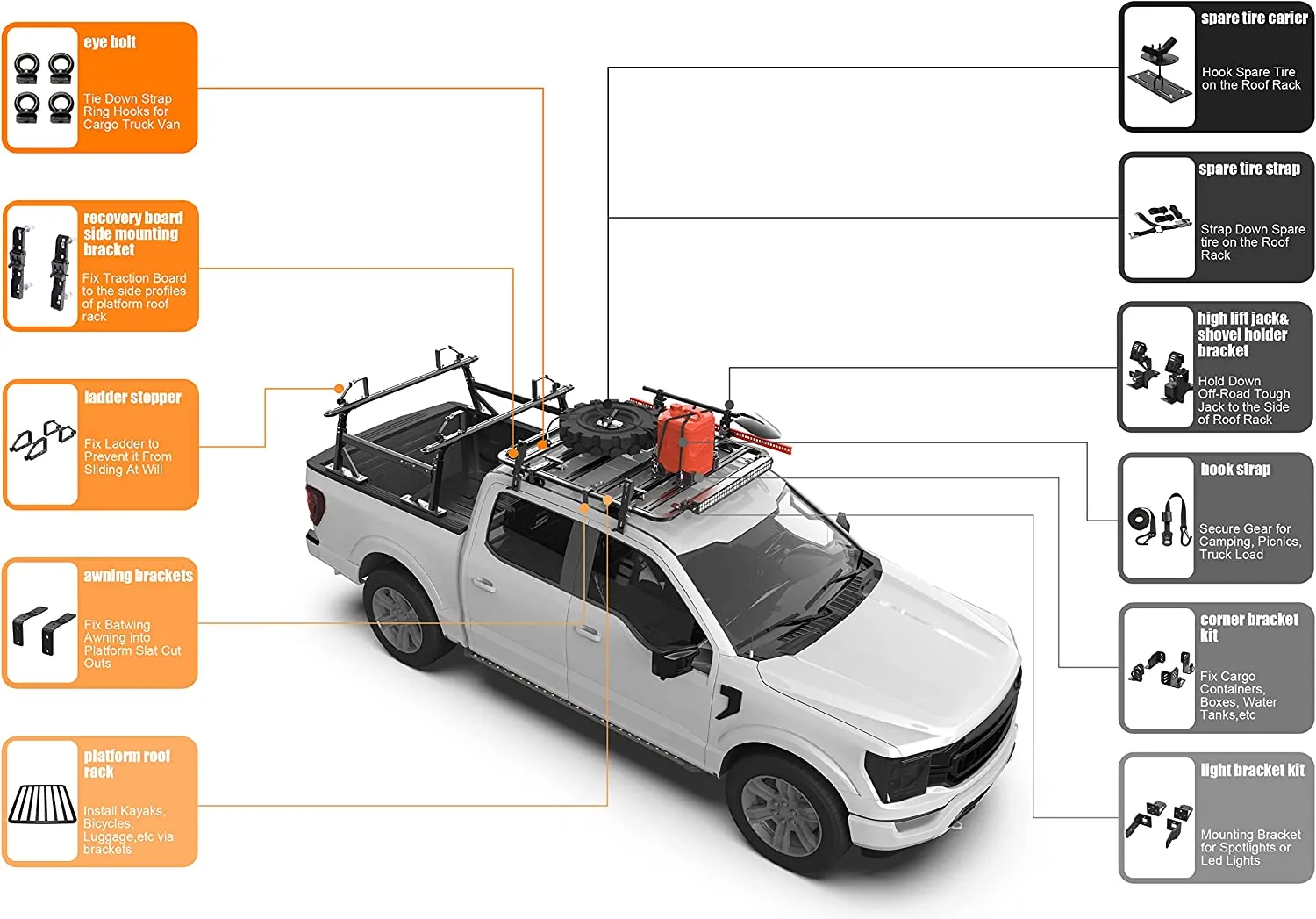 63" x 51" Aluminum Platform Roof Rack