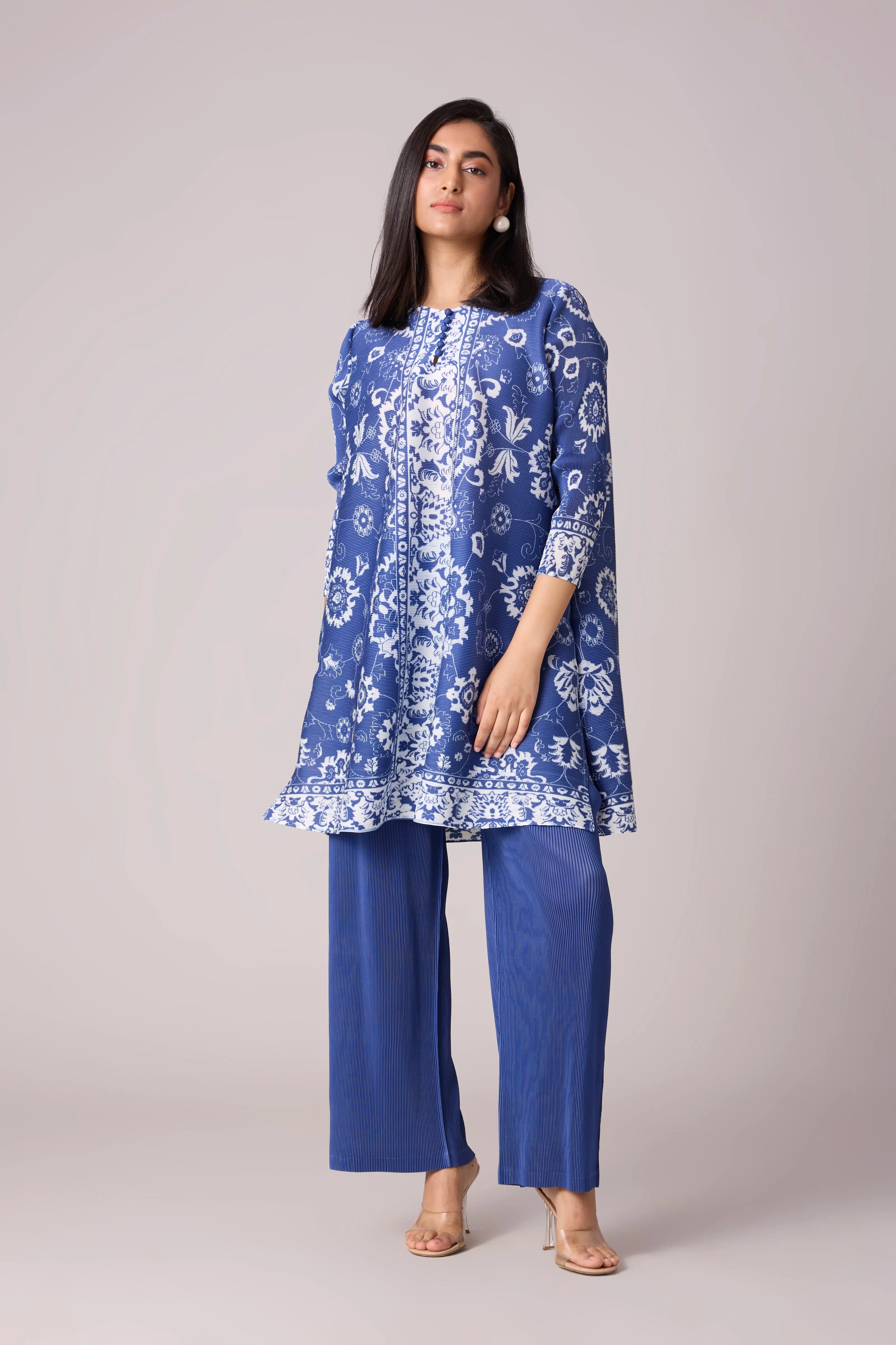 Aari Floral Set - Blue