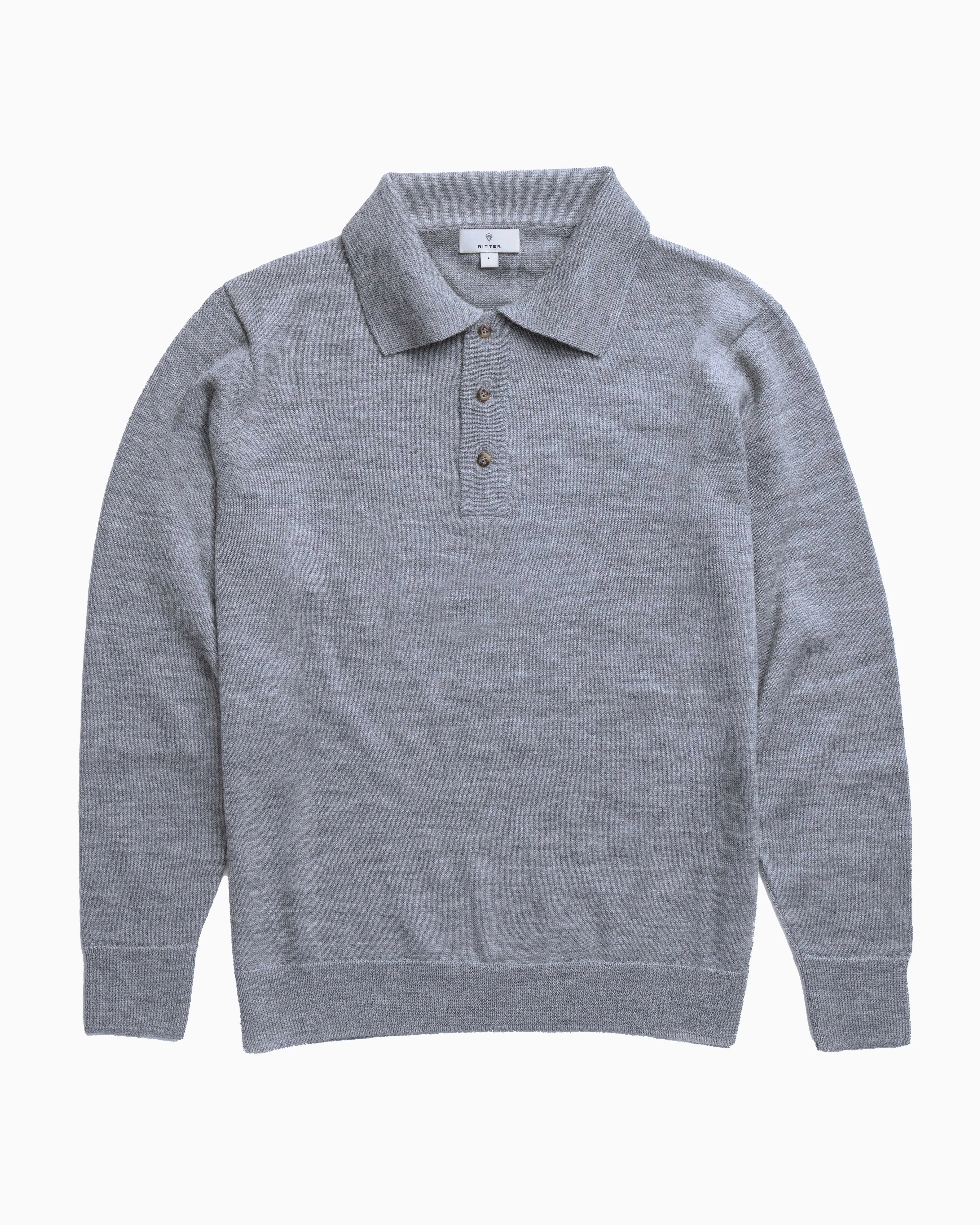 Alpaca Polo - Granite