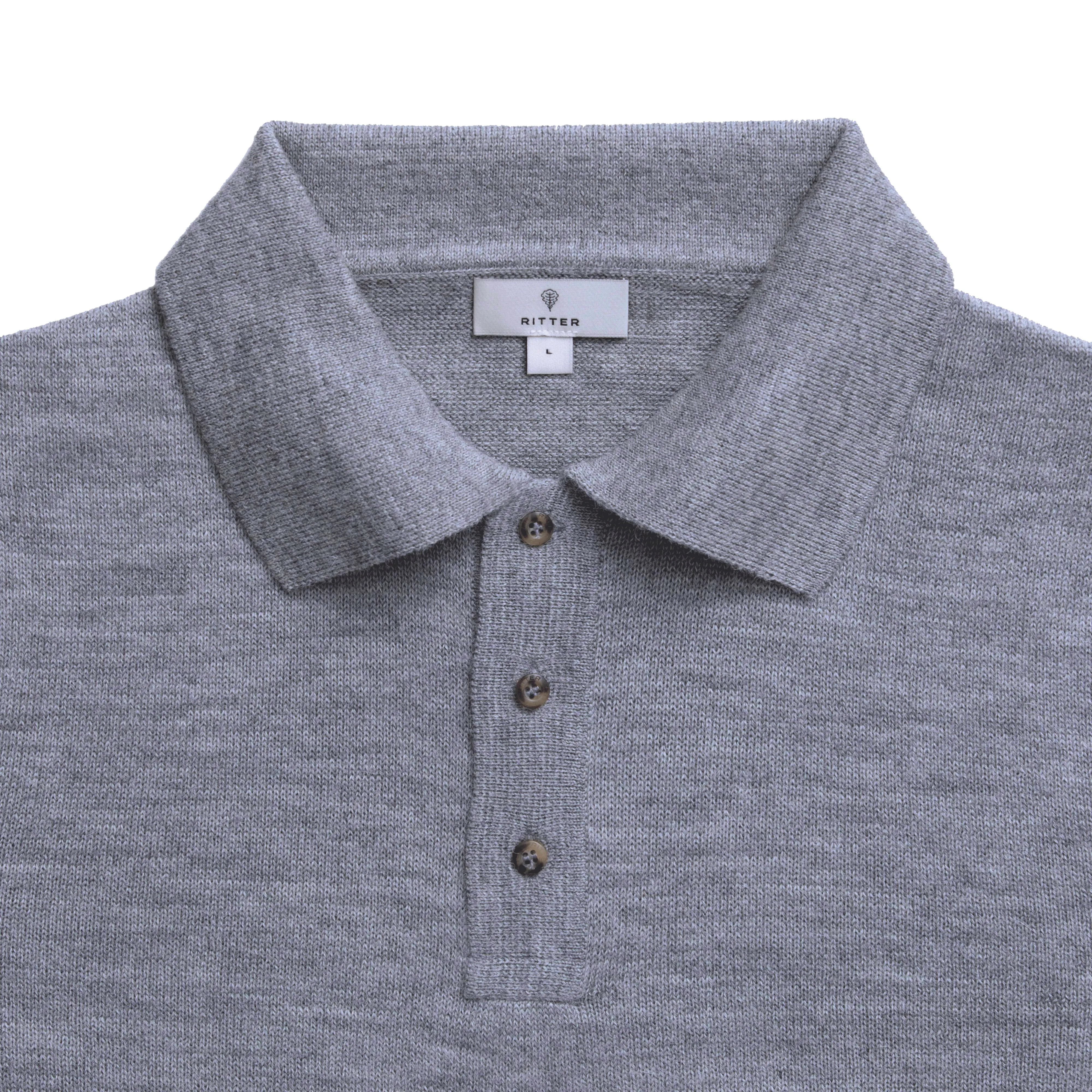 Alpaca Polo - Granite