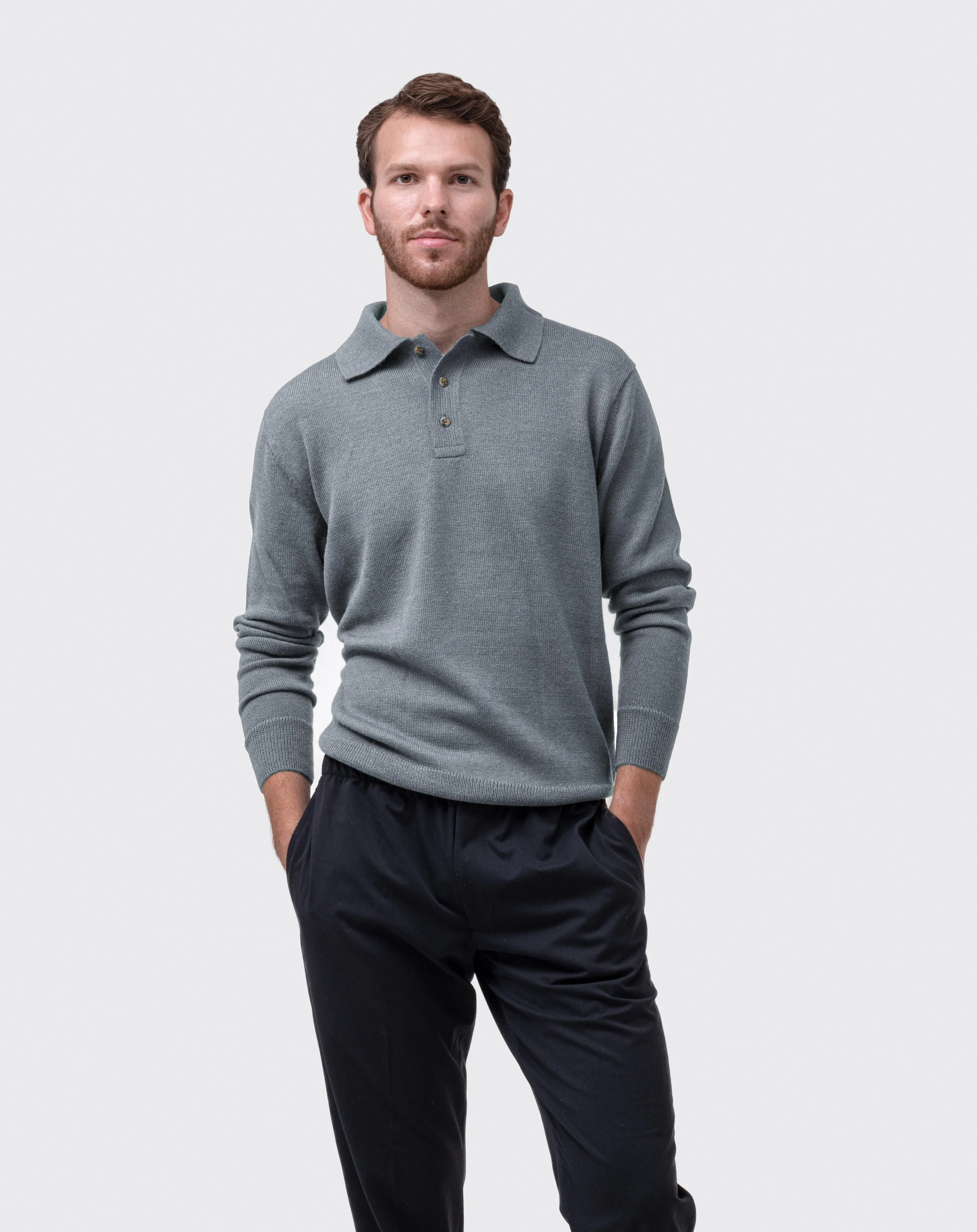 Alpaca Polo - Granite