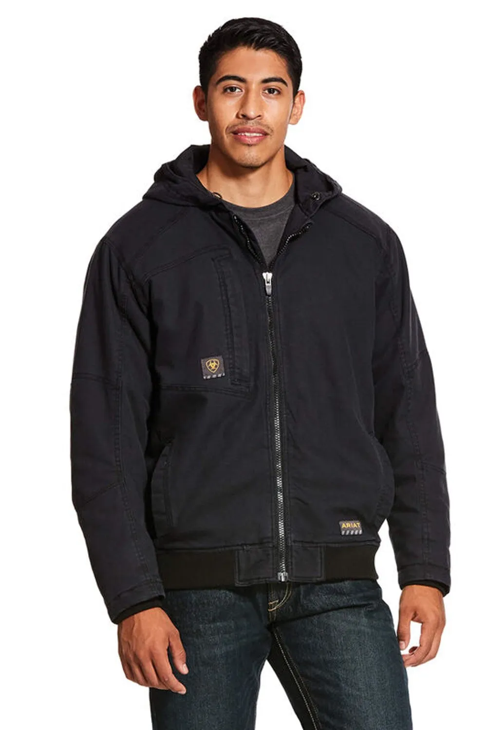 Ariat Mens Rebar Washed DuraCanvas Insulated Jacket