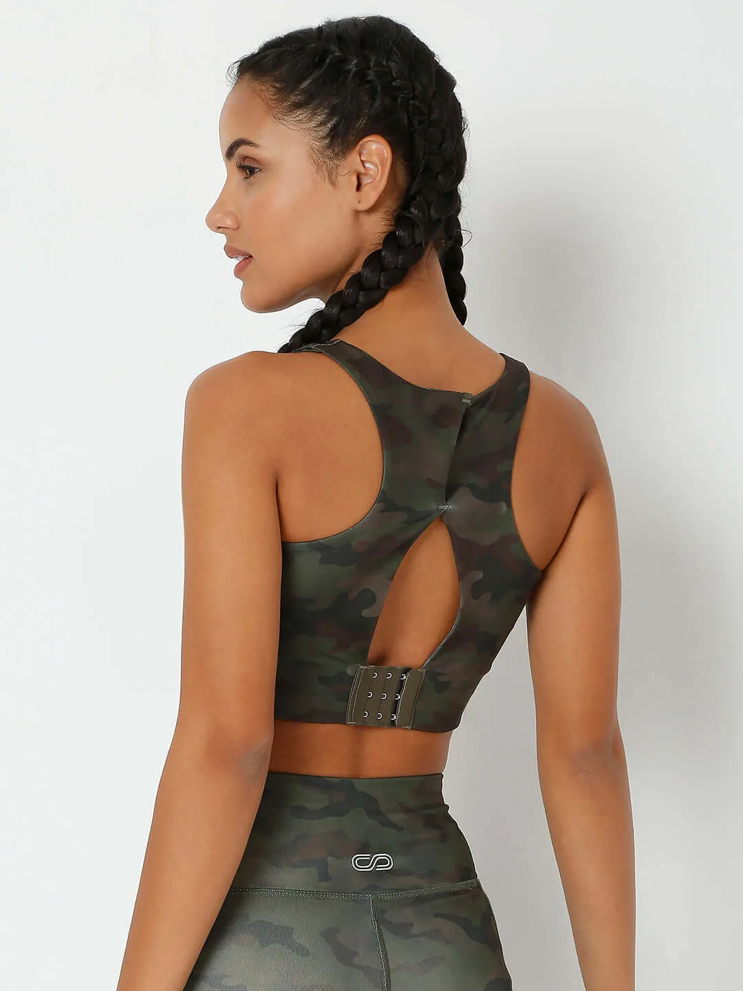 Army Camo High Impact Action Bra & Tracker Cargo Pants