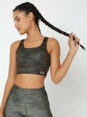 Army Camo High Impact Action Bra & Tracker Cargo Pants