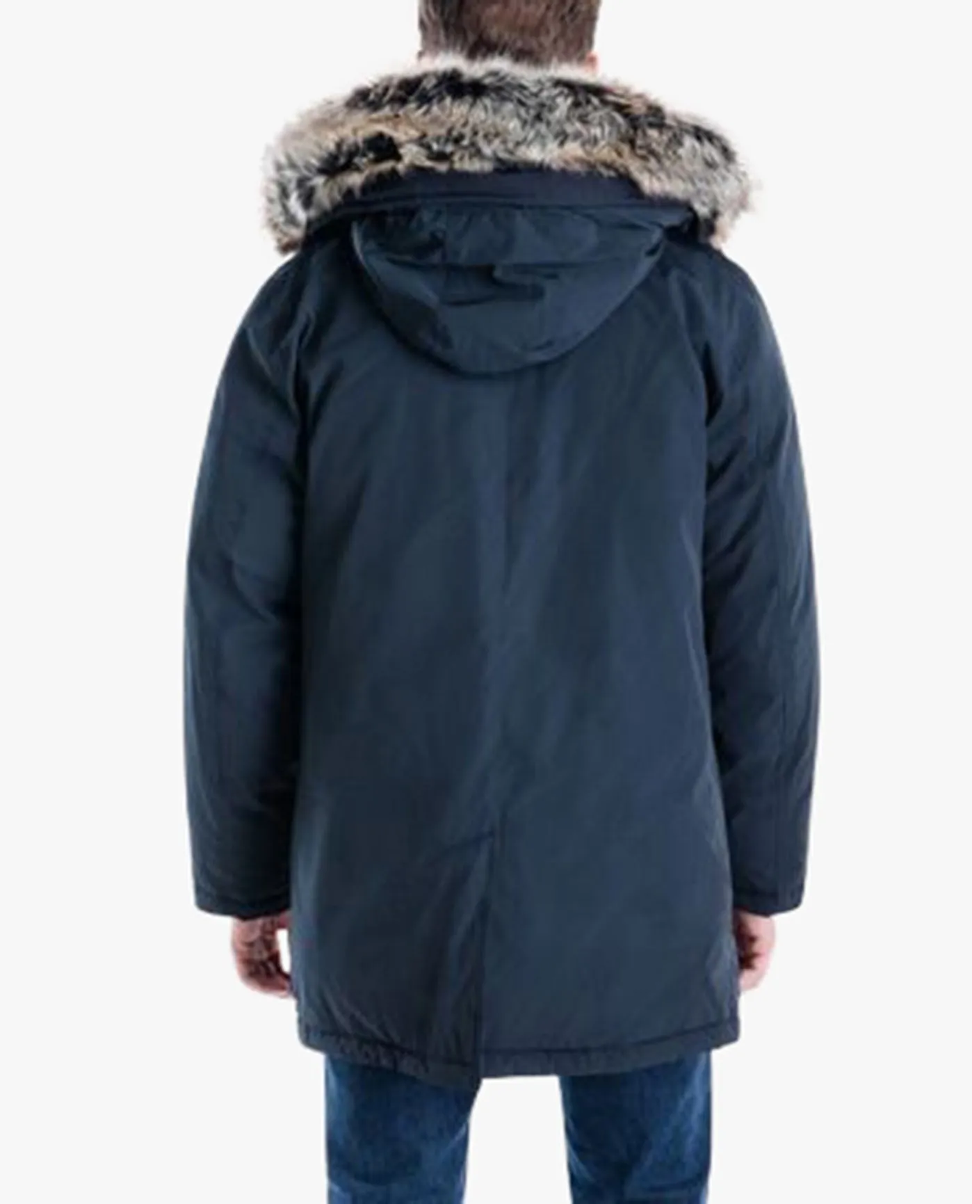 ARTIC PARKA WITH HOOD AND REMOVABLE FAUX FUR TRIM