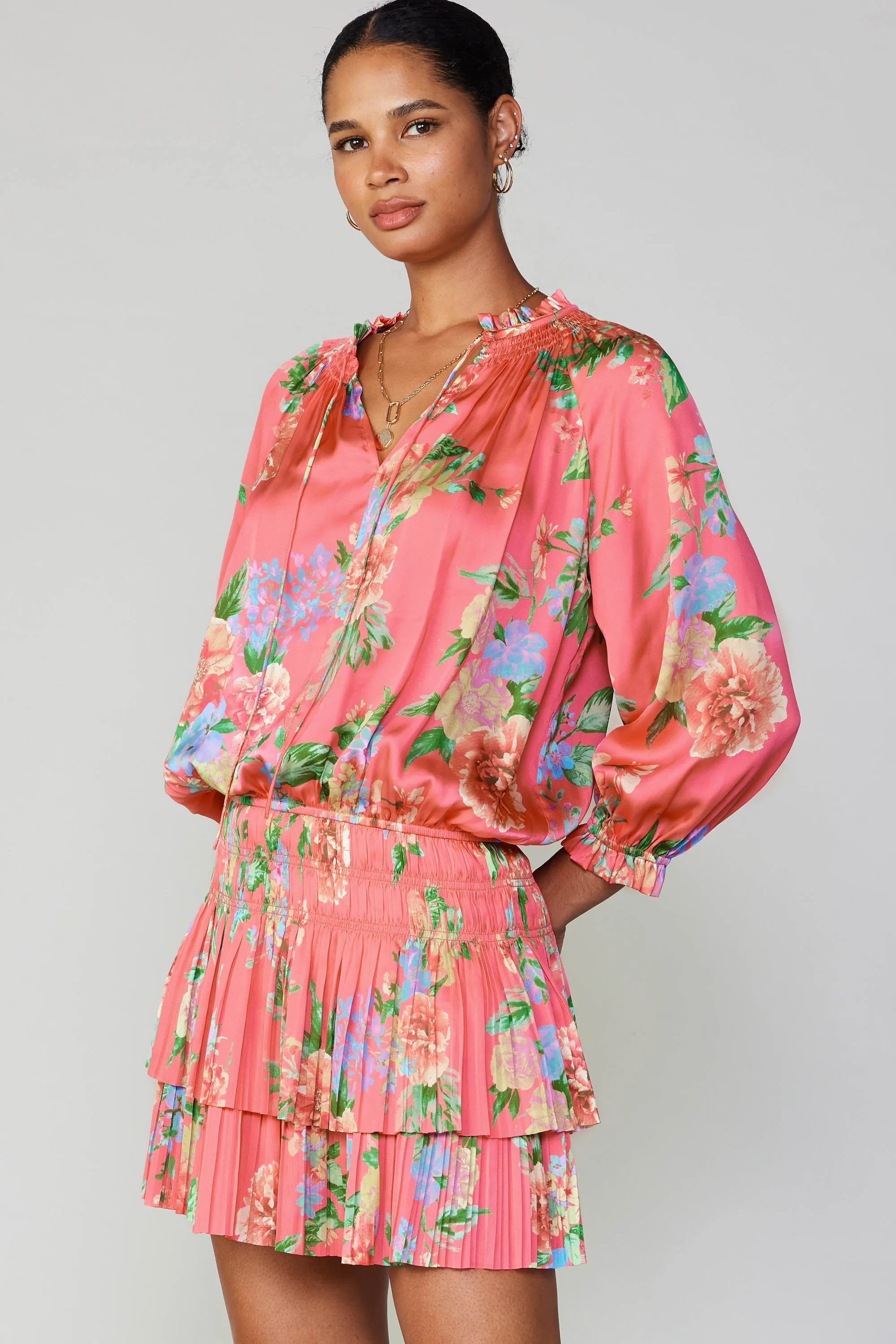 Aurelie Floral Mini Dress