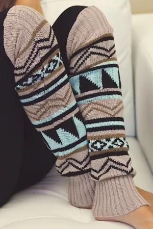 Aztec Leg Warmers