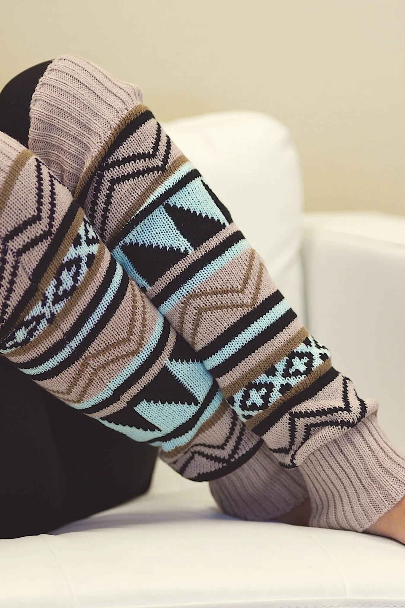 Aztec Leg Warmers