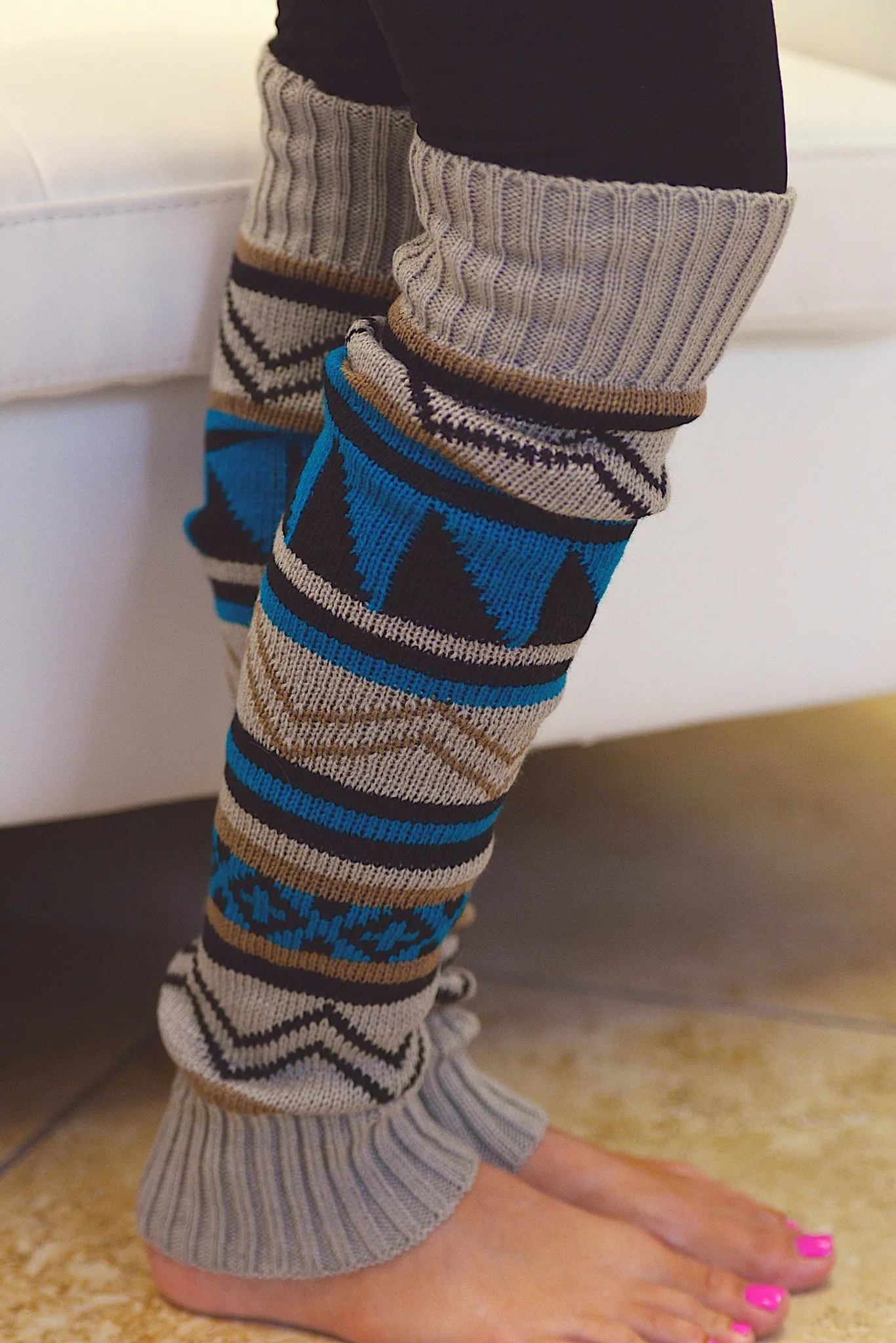 Aztec Leg Warmers