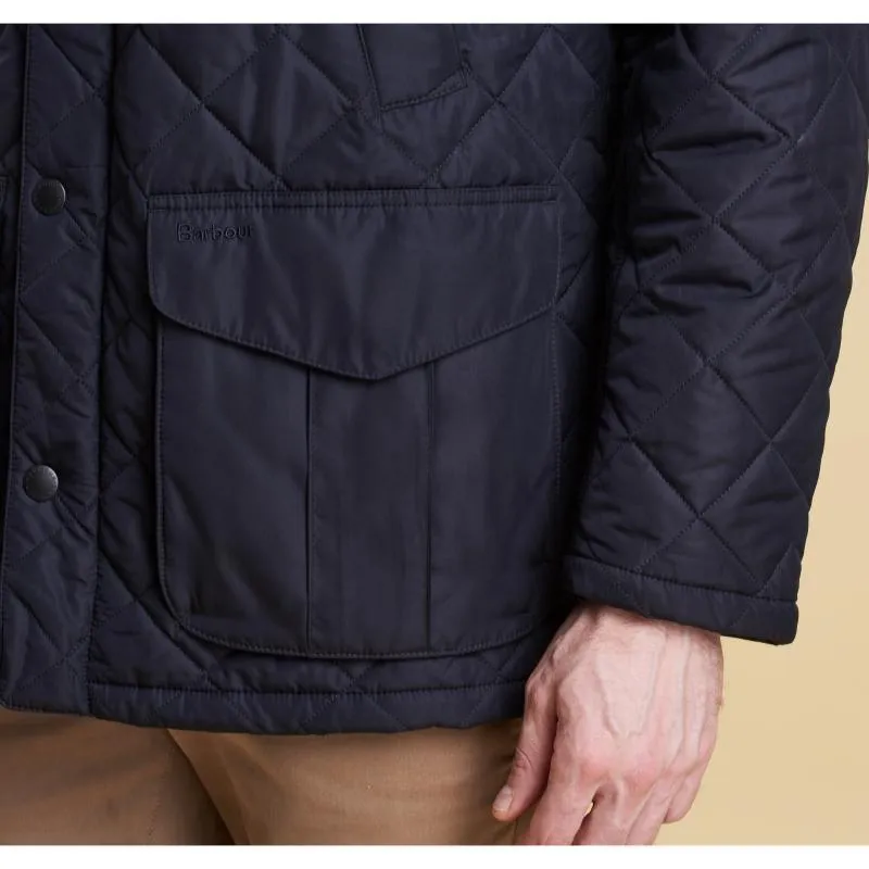 Barbour Devon Mens Quilted Jacket - Navy