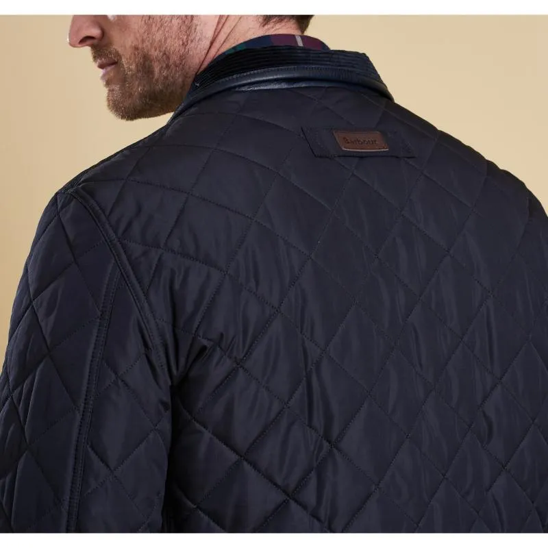 Barbour Devon Mens Quilted Jacket - Navy