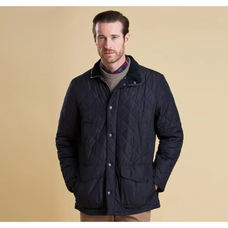 Barbour Devon Mens Quilted Jacket - Navy