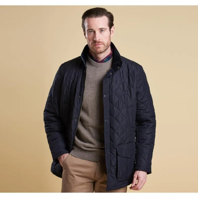 Barbour Devon Mens Quilted Jacket - Navy