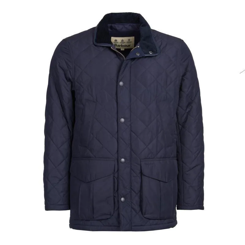 Barbour Devon Mens Quilted Jacket - Navy