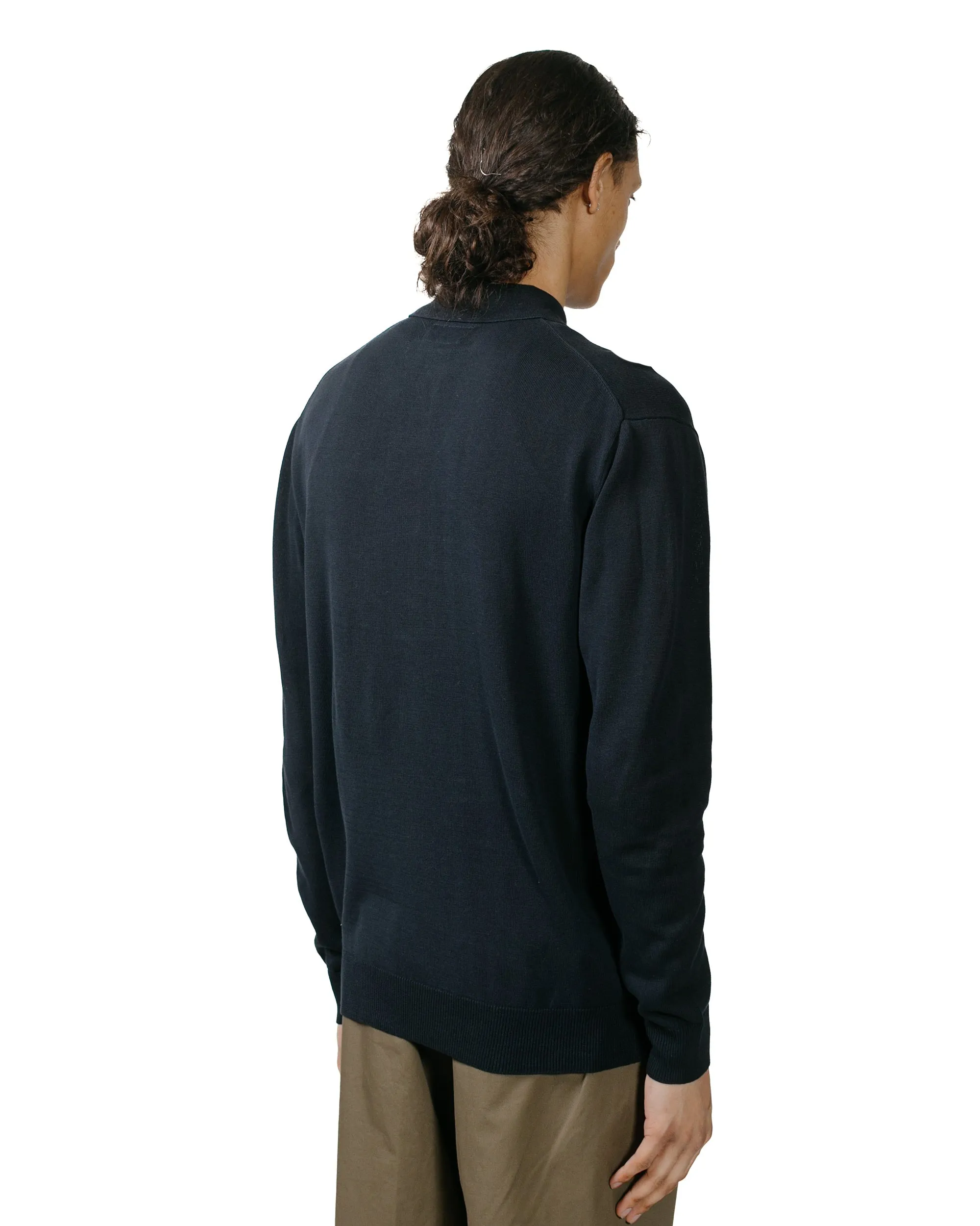 Beams Plus Knit Polo 12G Navy