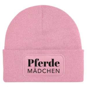 Beanie Mütze - Pferdemädchen