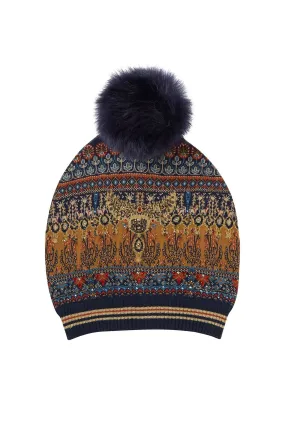 BEANIE WITH FOLD OVER BLISS OF BOHEMIA