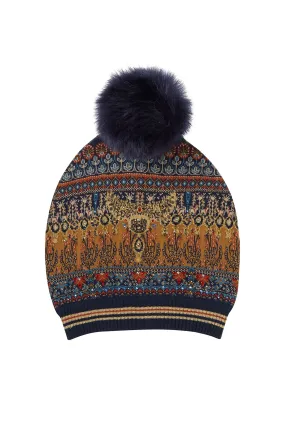 BEANIE WITH FOLD OVER BLISS OF BOHEMIA