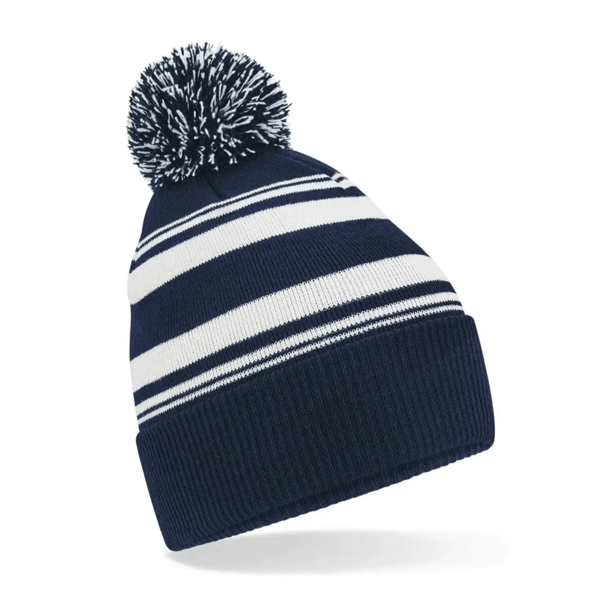 Beechfield Striped Fan Beanie