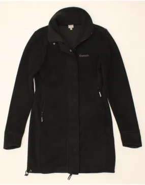 BENCH Womens Fleece Overcoat UK 12 Medium Black Polyester