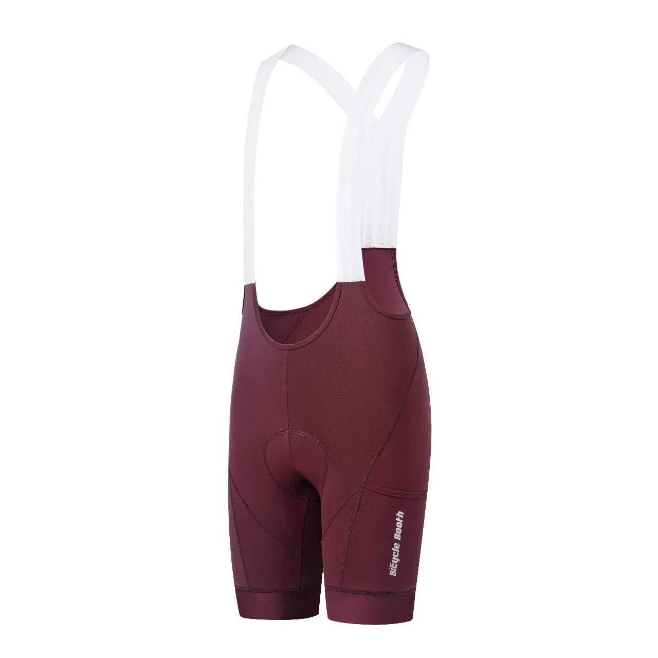 Bicycle Booth Cargo Pro Bib Shorts - Maroon