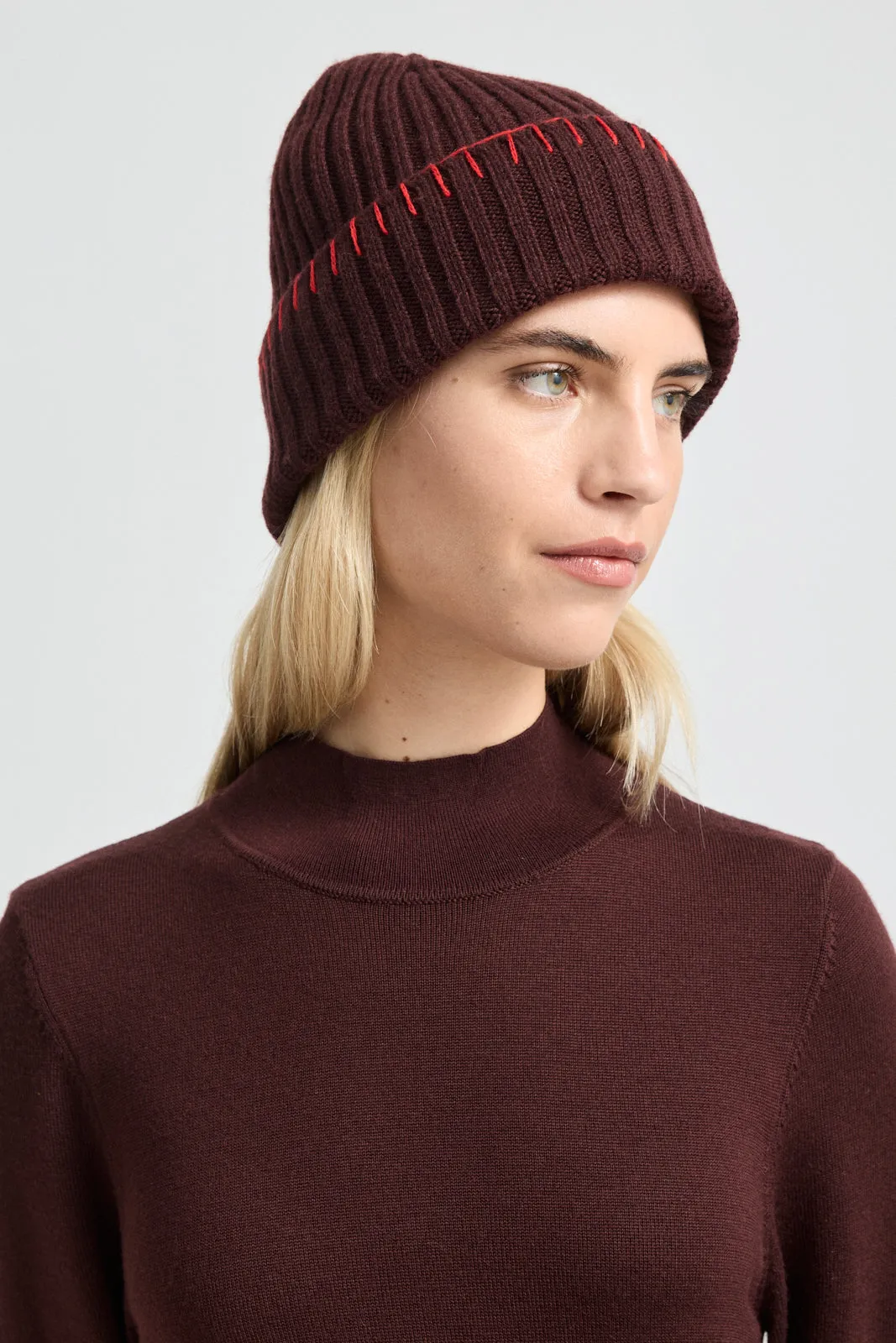 BLANKET STITCH BEANIE