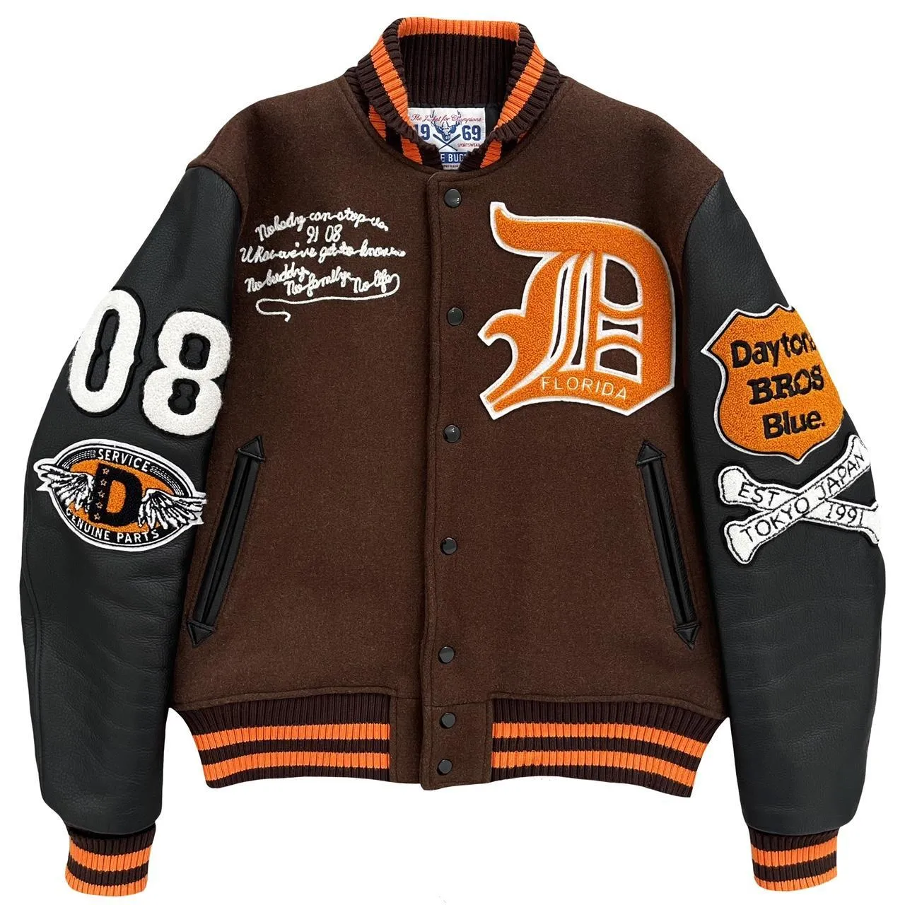 Blue Buck Daytona Varsity Jacket - S