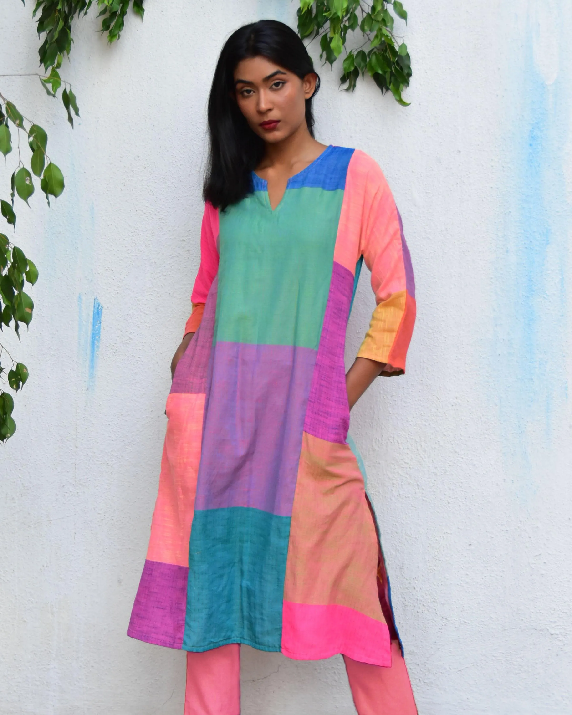 Breezy Handwoven Cotton Kurta Set - RC