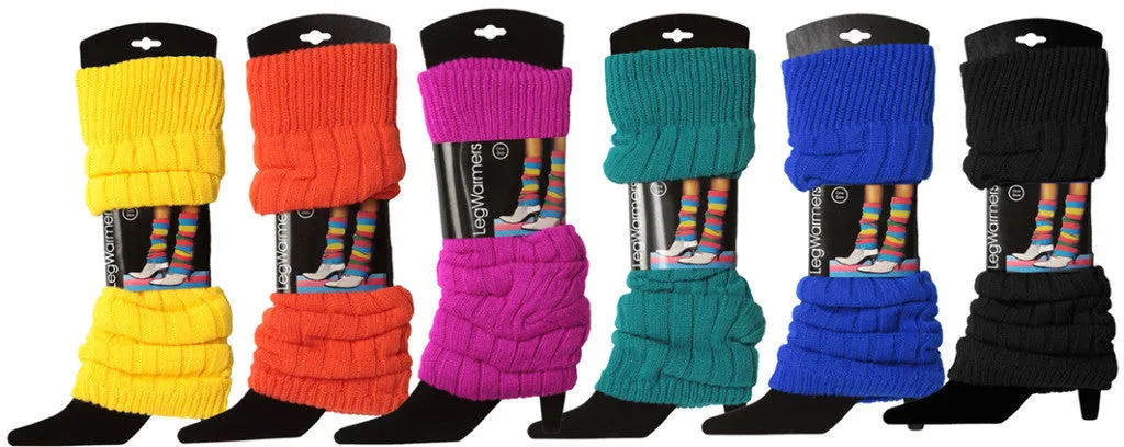 bright ribbed leg warmers Case of 36