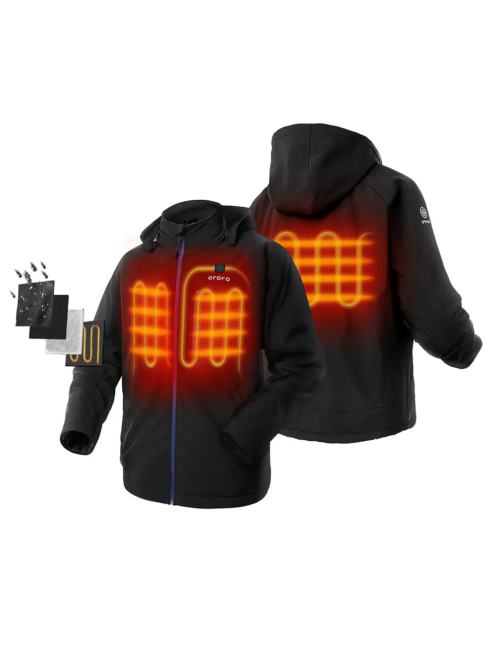 Bundle Deal - Men's Classic Heated Jacket & Extra Mini 5K Battery