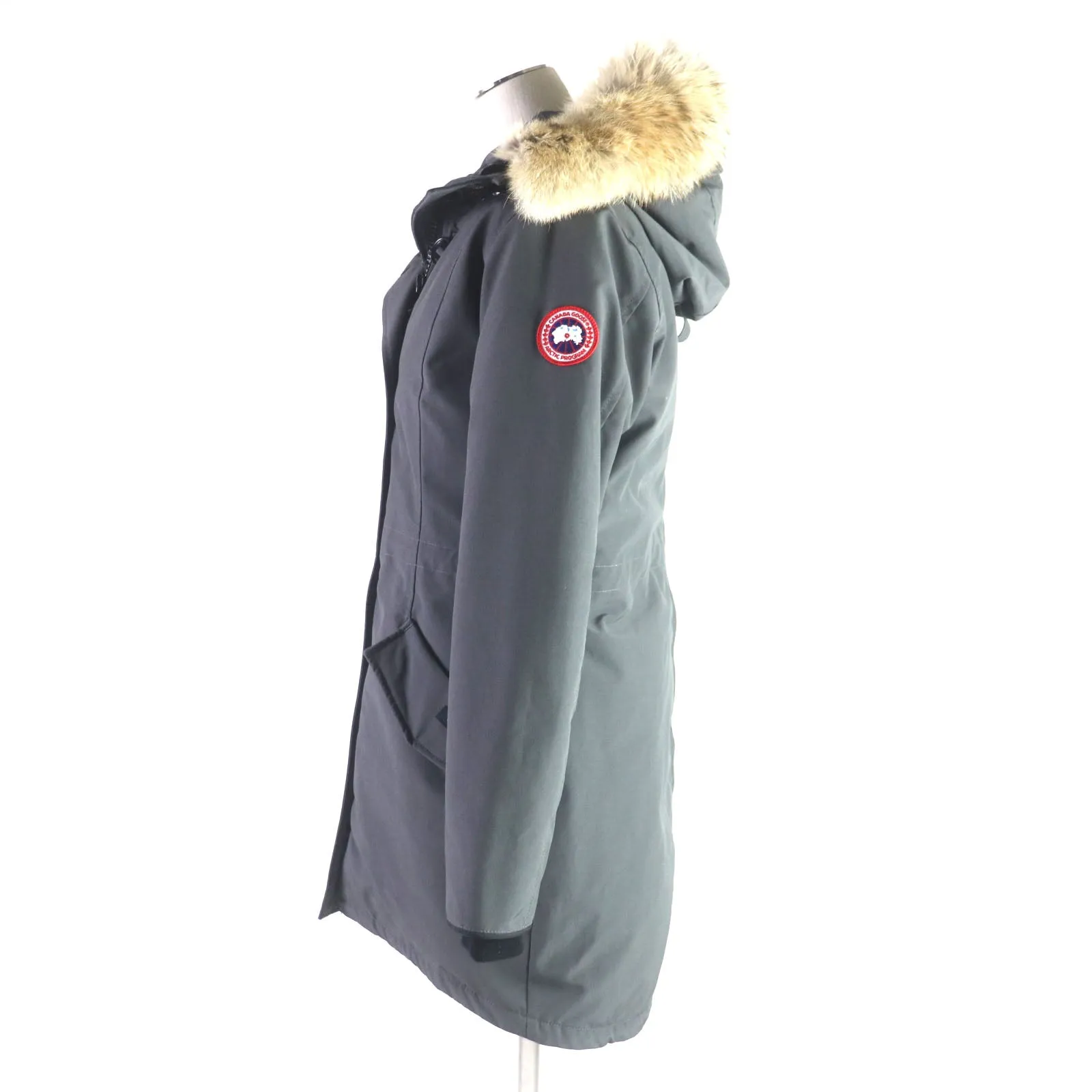 CANADA GOOSE Rossclair Parka Down Coat Gray M