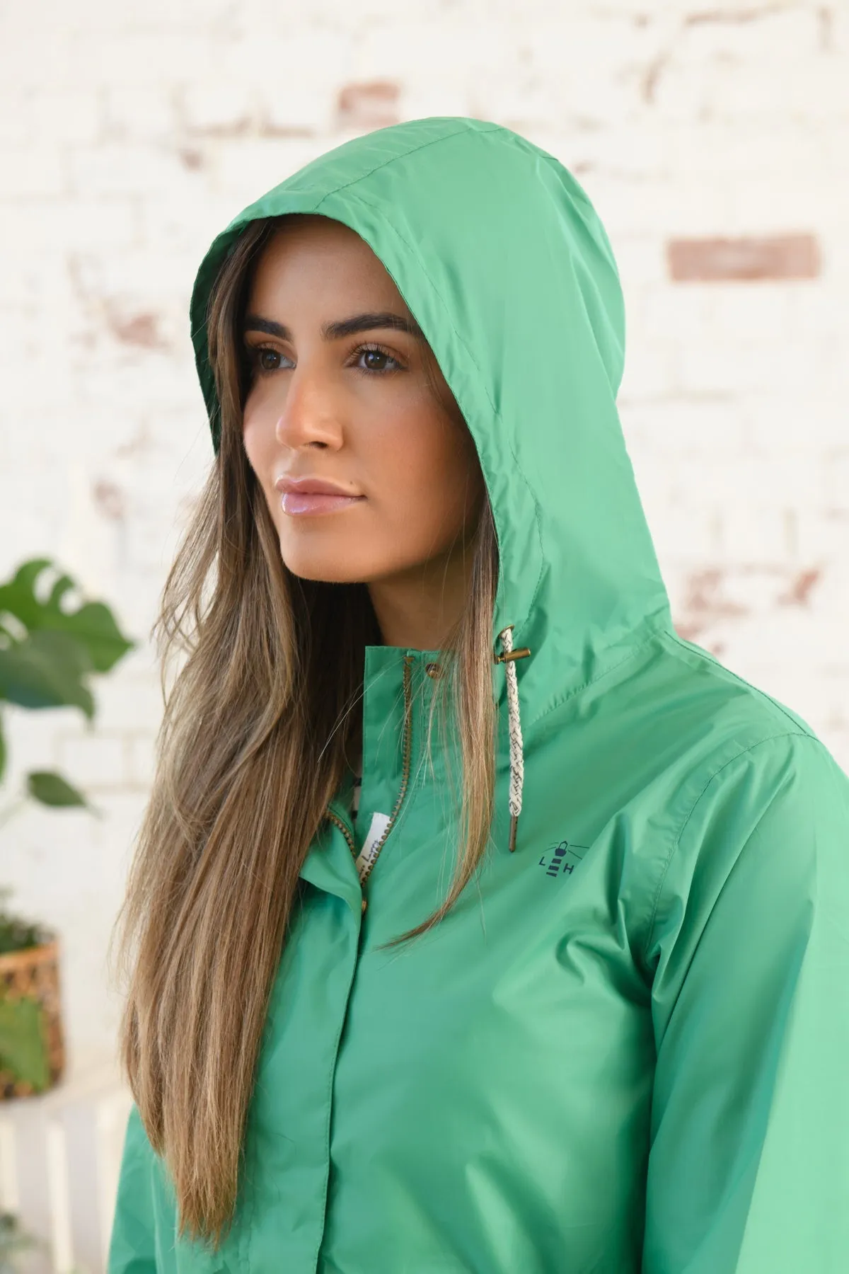 Cara Rain Parka - Seagrass