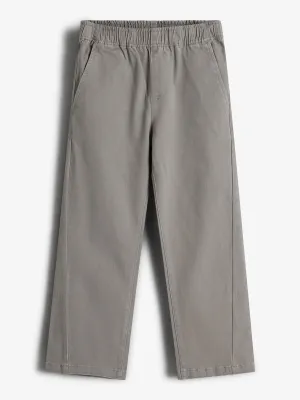 Casual Pull-on Chinos - Kids - Grey