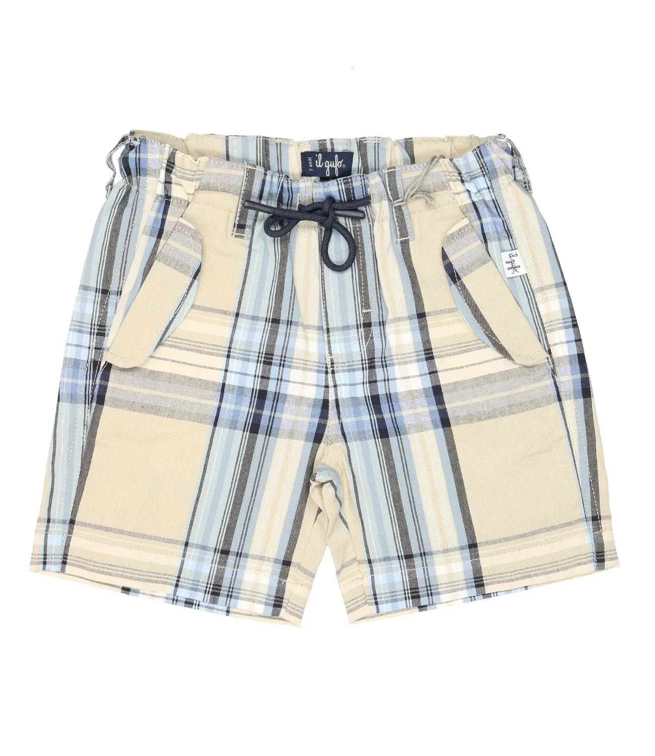 Checkered Bermuda Shorts