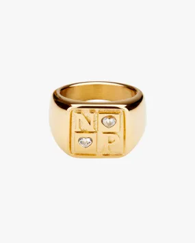 CHESS RING GOLD