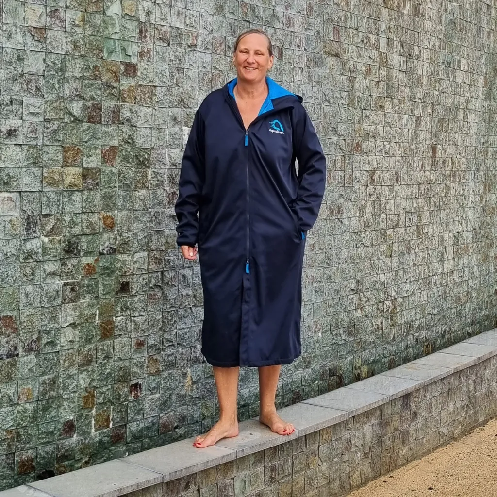 Classic Navy Swim Parka Adults (120-125cm)