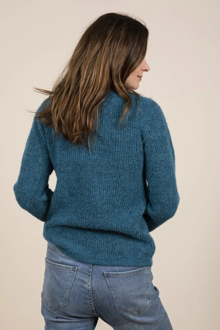 Cosy Cardigan Marl Teal