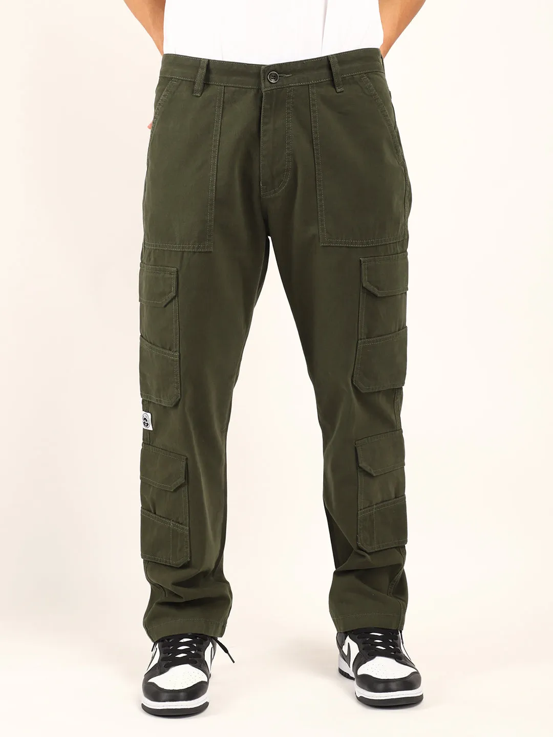 Cradel 8 Pocket Olive Green Cargo