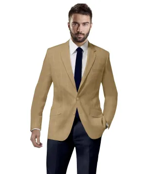 Custom Beige Suit Jacket for Men