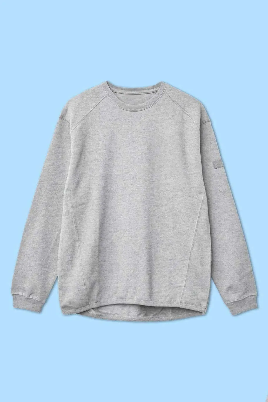 Cut Label Men's Drop-Tail Fleece Sweatshirt