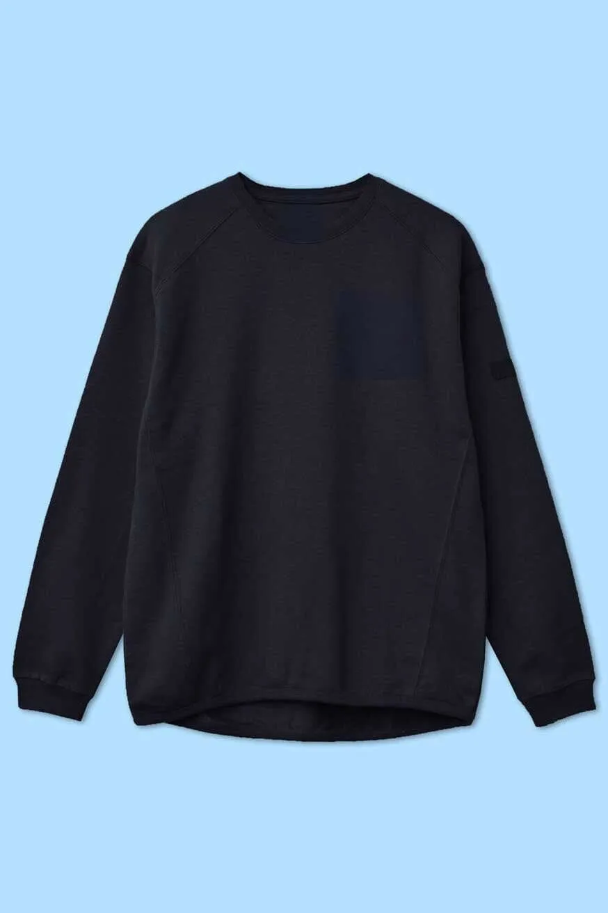 Cut Label Men's Drop-Tail Fleece Sweatshirt