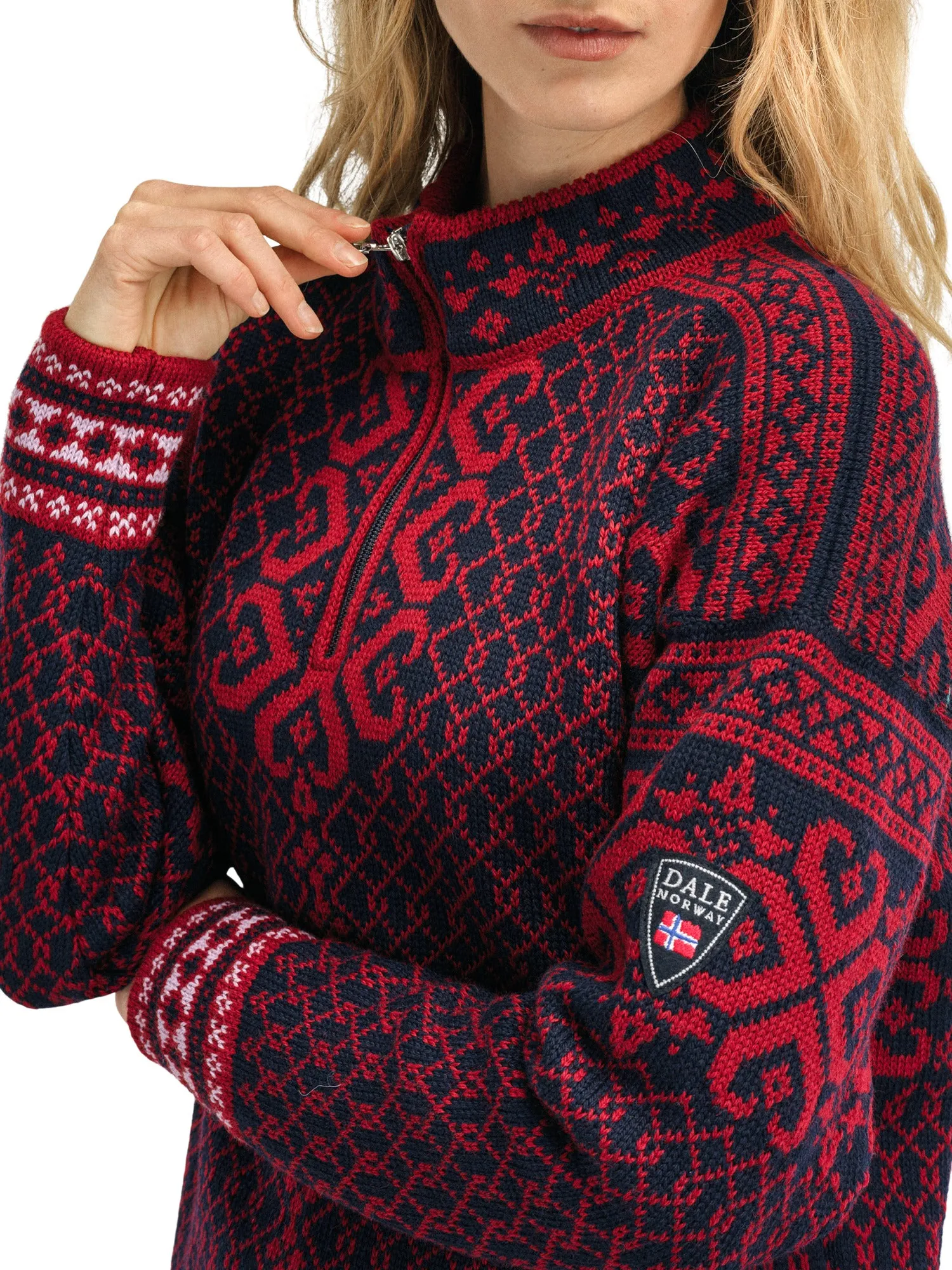 Dale of Norway - Leknes Women's Sweater - Redrose