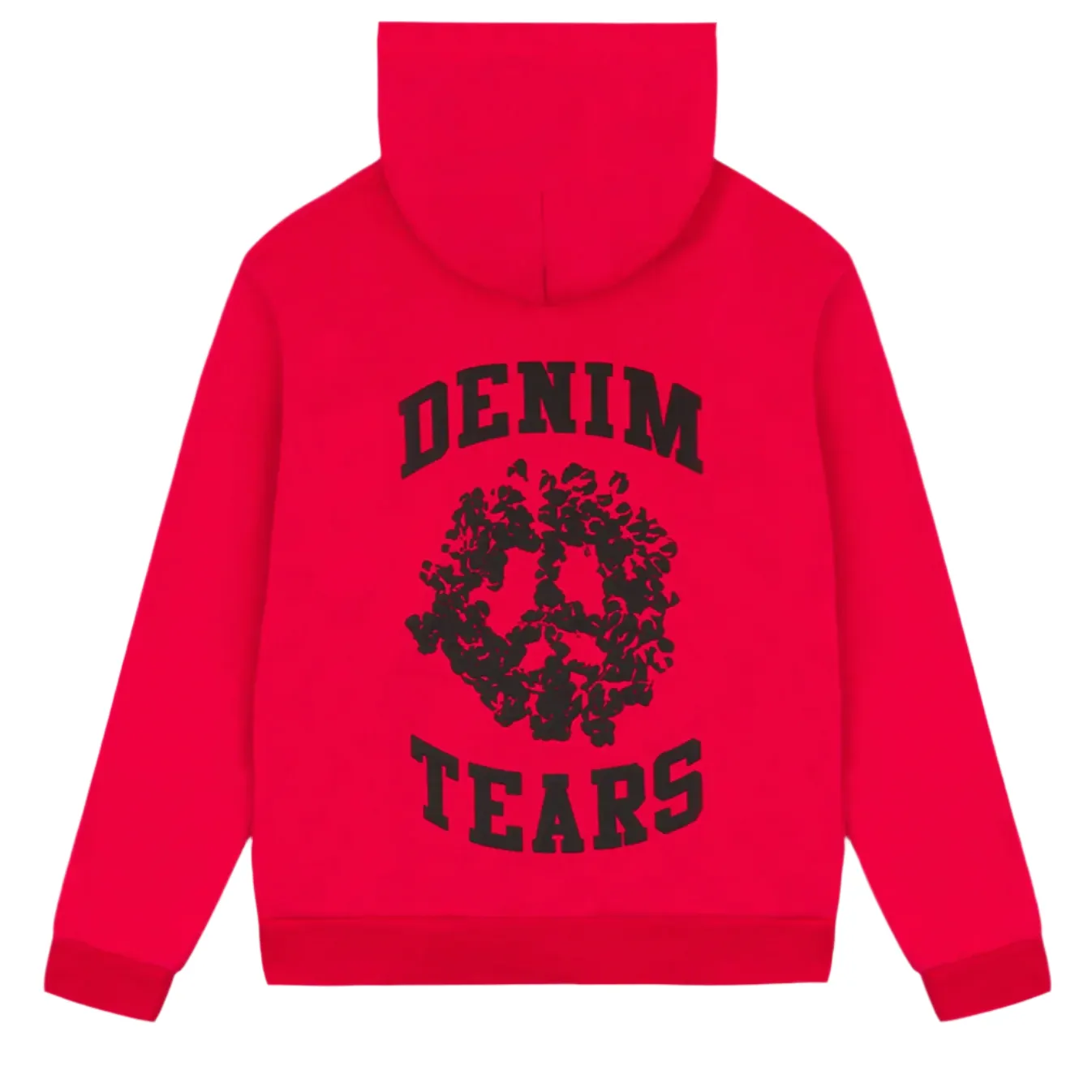 Denim Tears University Zip Hoodie Red