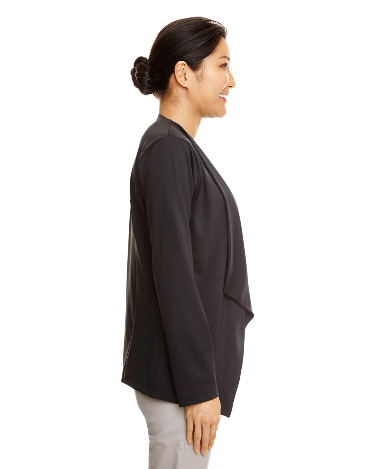 Devon & Jones Ladies' Perfect Fit™ Draped Open Blazer