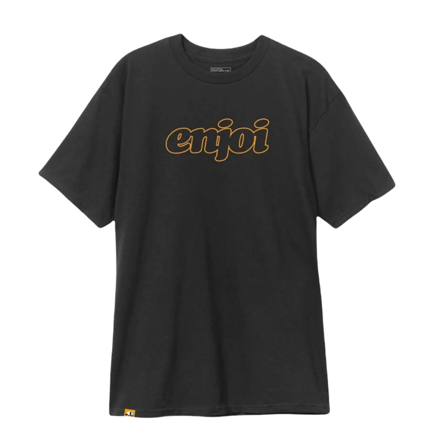 Enjoi Seventies Logo T Shirt Black